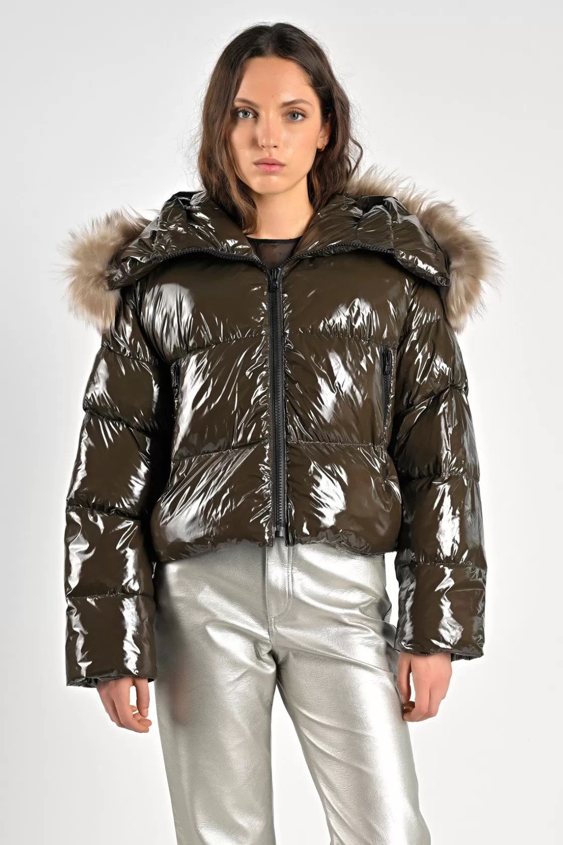 New Glenora Glossy Fur Donna Capsule Collection | Giacche Corte