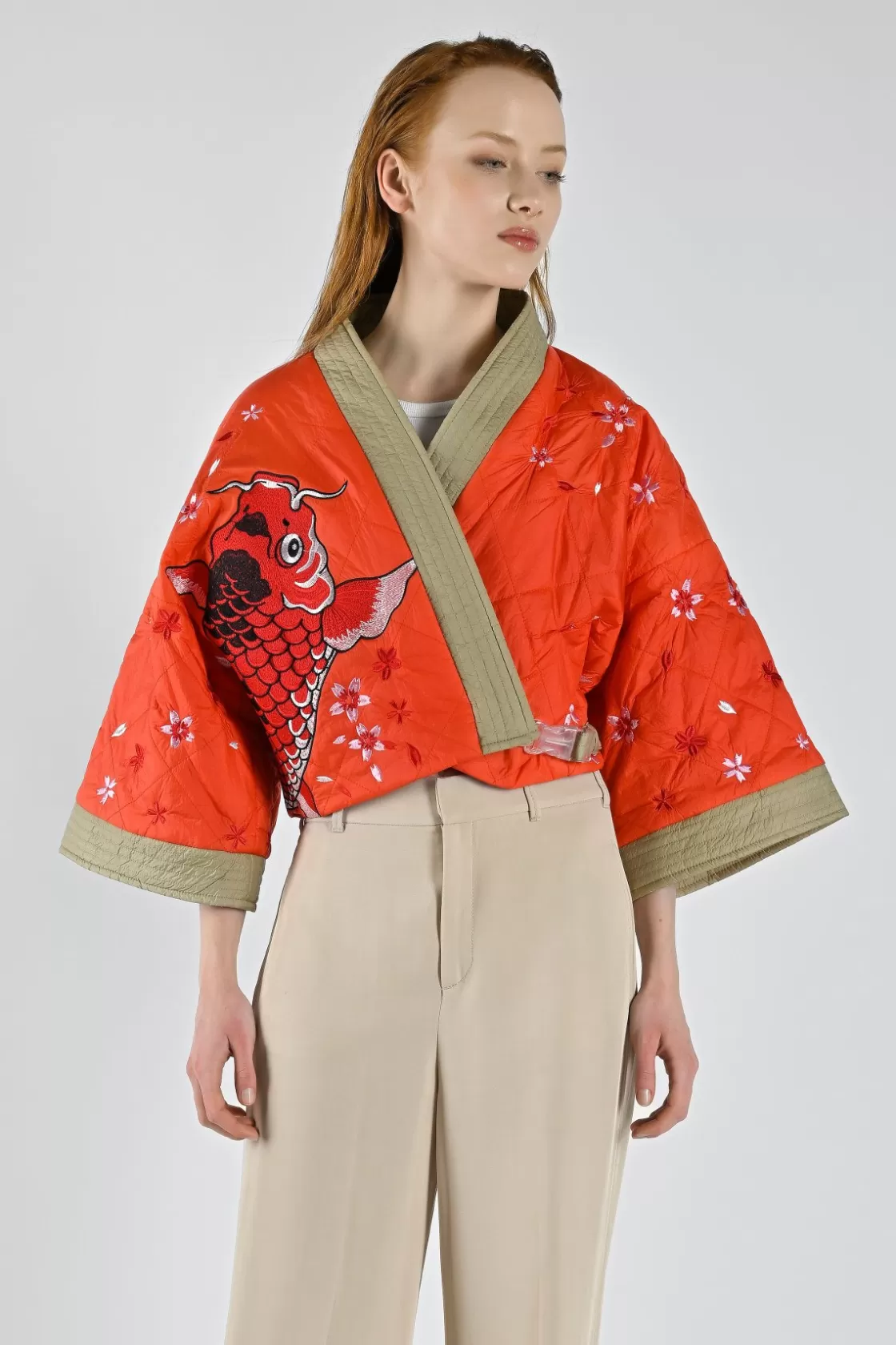 Clearance Kimono Zoe Manica Lunga Donna Capsule