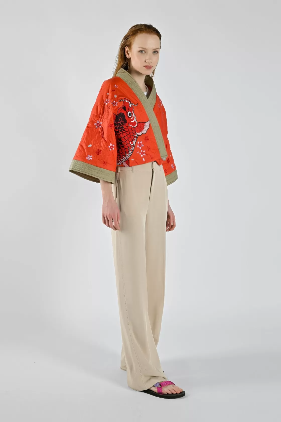 Clearance Kimono Zoe Manica Lunga Donna Capsule